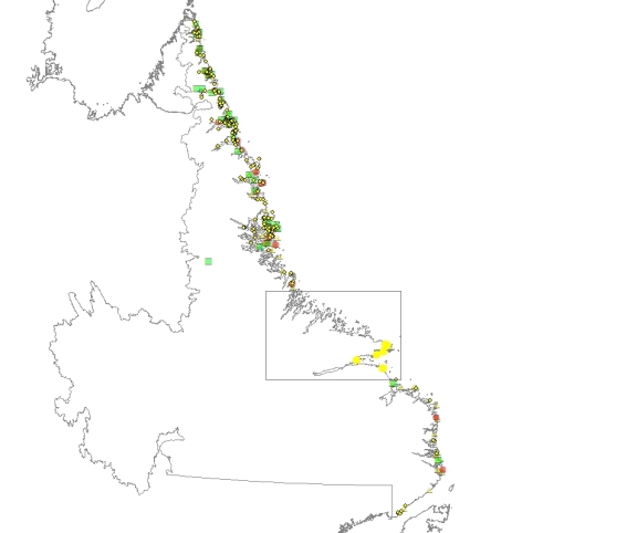 All Dorset Pre-Inuit sites